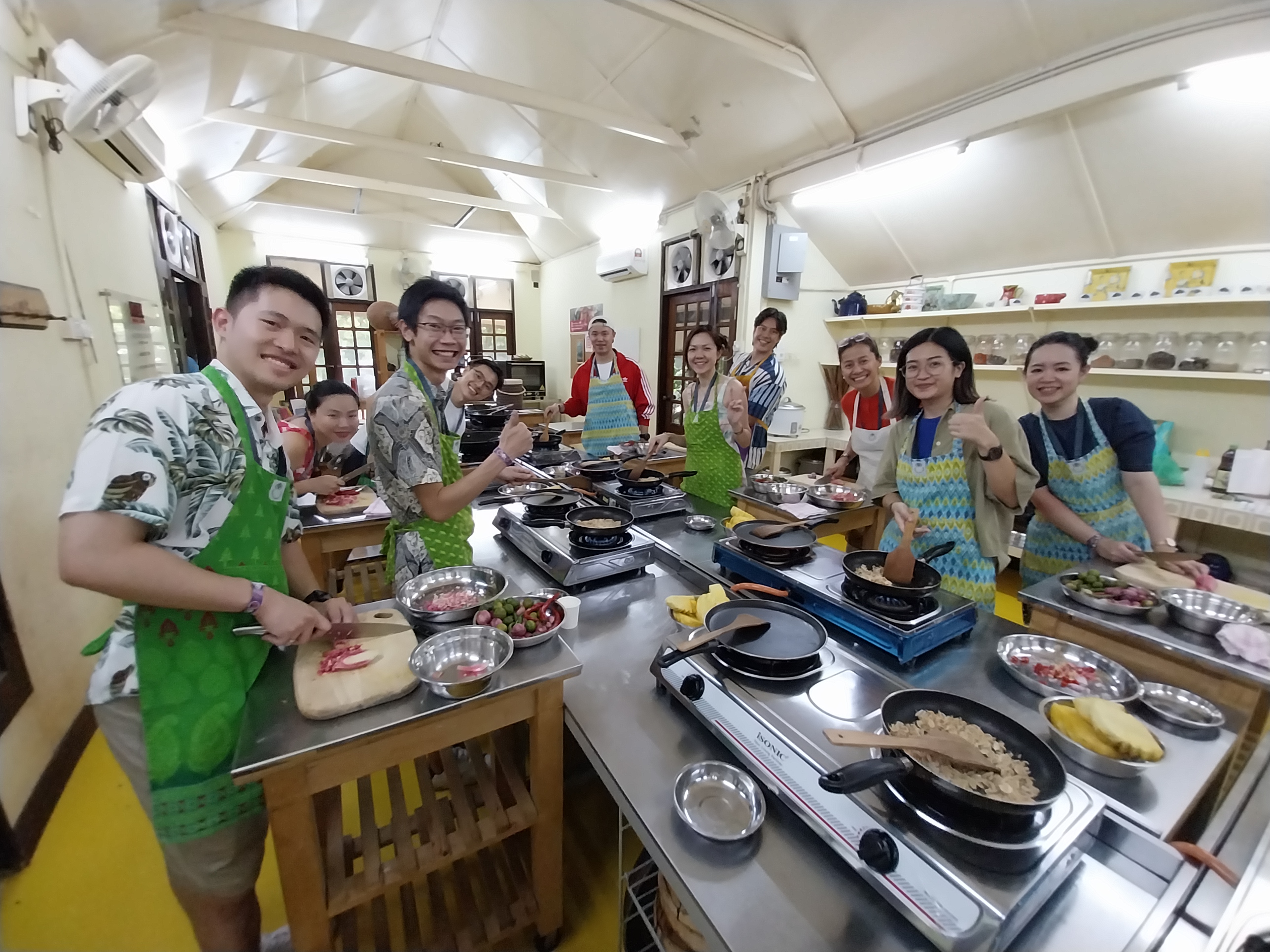learning how to cook at Tropical spice garden in Penang